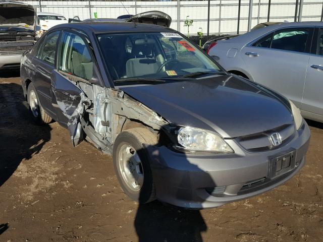 JHMES96695S010939 - 2005 HONDA CIVIC HYBR SILVER photo 1