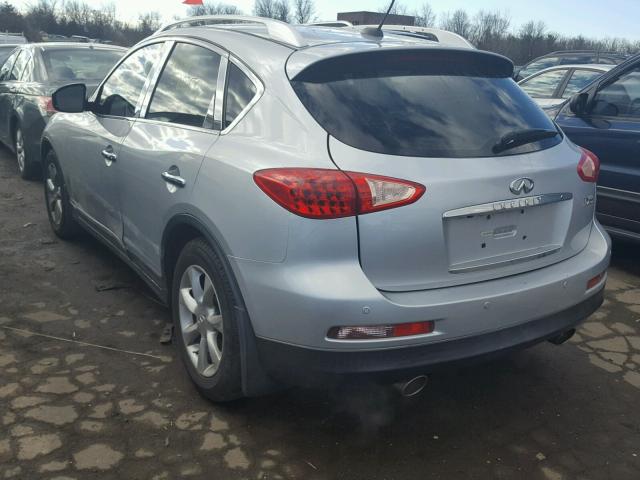 JNKAJ09F08M355892 - 2008 INFINITI EX35 BASE SILVER photo 3