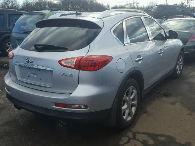 JNKAJ09F08M355892 - 2008 INFINITI EX35 BASE SILVER photo 4