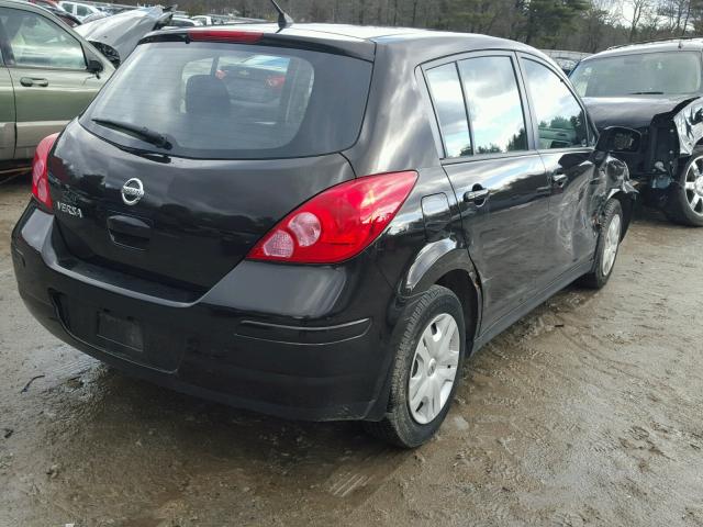 3N1BC1CP5BL480107 - 2011 NISSAN VERSA S BLACK photo 4