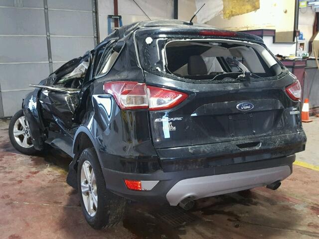 1FMCU0GX3EUB82969 - 2014 FORD ESCAPE SE BLACK photo 3