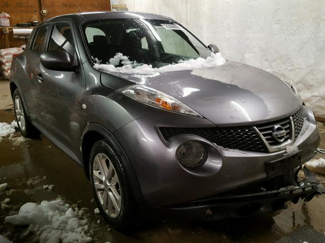 JN8AF5MV6ET484255 - 2014 NISSAN JUKE S GRAY photo 1