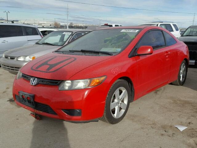 2HGFG128X7H507073 - 2007 HONDA CIVIC EX წითელი ფოტო 2