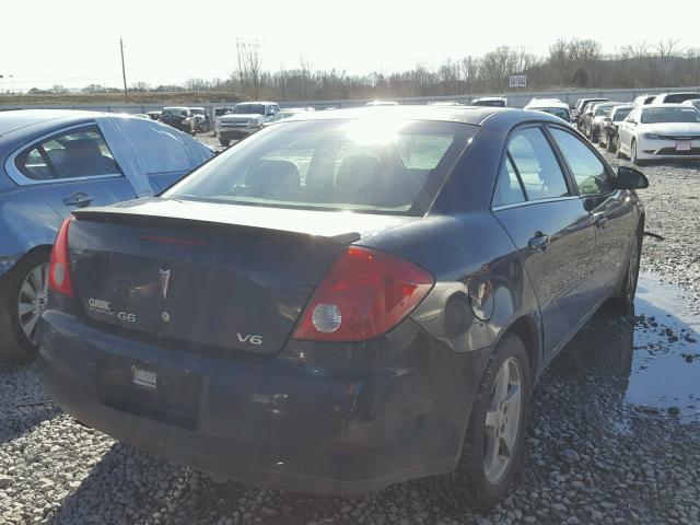 1G2ZG58N874190217 - 2007 PONTIAC G6 BASE BLACK photo 4