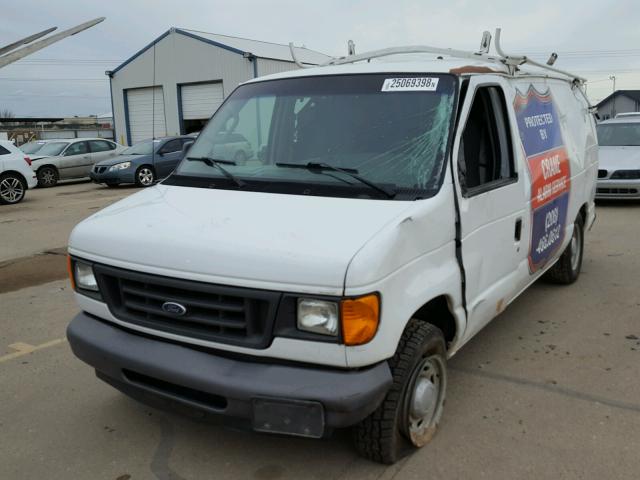 1FTRE14W96HA56915 - 2006 FORD ECONOLINE WHITE photo 2