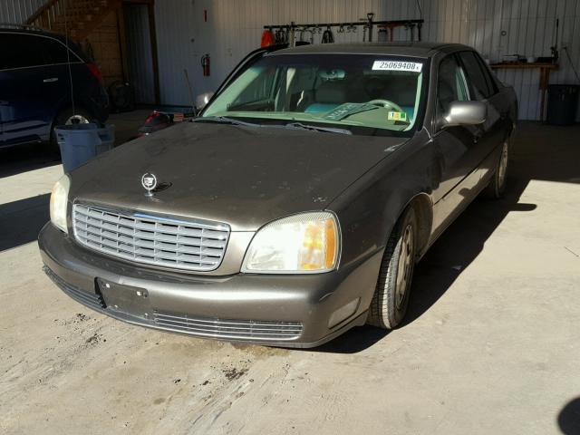 1G6KD54Y72U283795 - 2002 CADILLAC DEVILLE GRAY photo 2