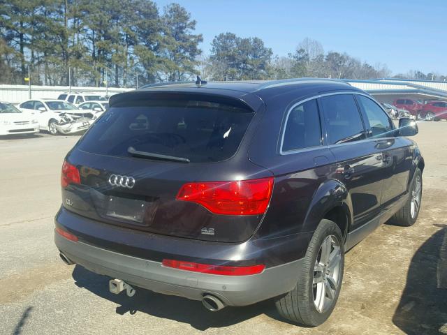 WA1BV74L87D054408 - 2007 AUDI Q7 4.2 QUA GRAY photo 4