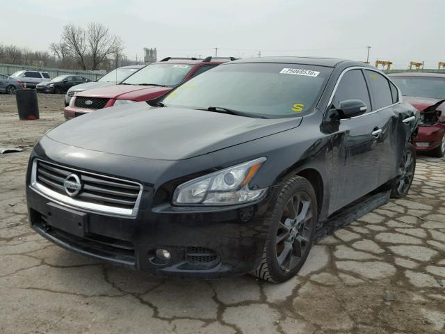 1N4AA5AP6CC868815 - 2012 NISSAN MAXIMA S BLACK photo 2