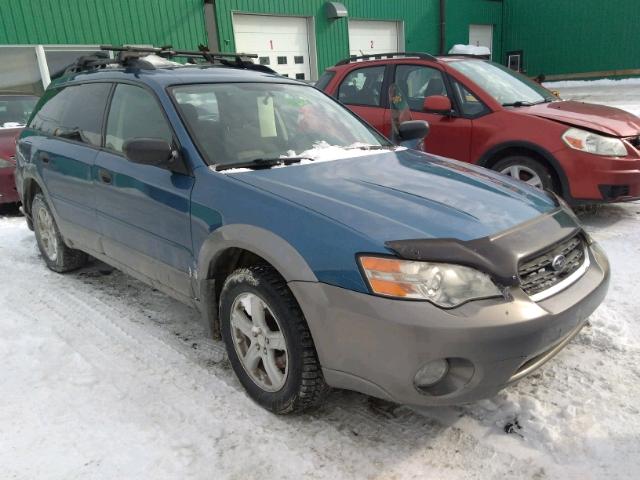 4S4BP61C777317481 - 2007 SUBARU LEGACY OUT BLUE photo 1