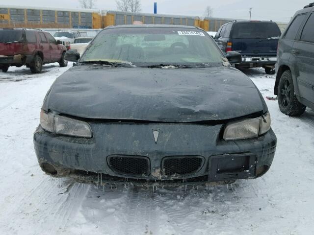 1G2WJ52J1YF208640 - 2000 PONTIAC GRAND PRIX GREEN photo 9