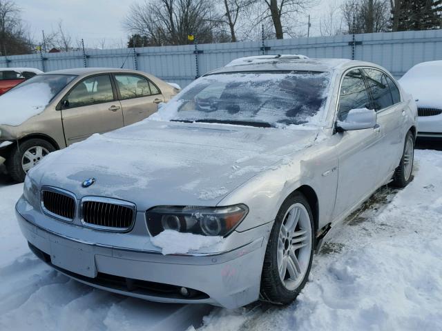 WBAGN83454DK10778 - 2004 BMW 760 LI SILVER photo 2