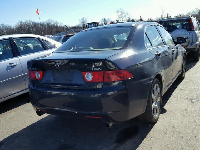 JH4CL96814C034294 - 2004 ACURA TSX BLACK photo 4