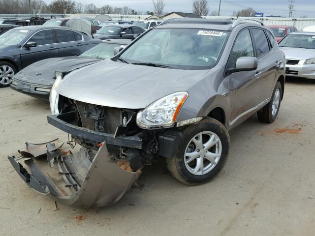 JN8AS5MT4BW170723 - 2011 NISSAN ROGUE S GRAY photo 2