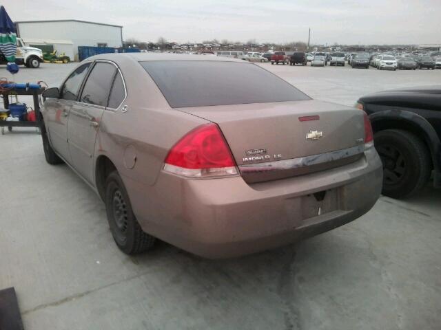 2G1WB58K579144370 - 2007 CHEVROLET IMPALA LS GOLD photo 3