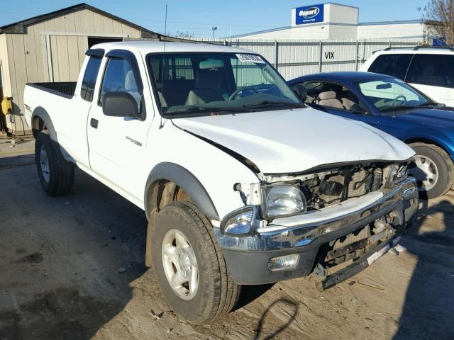 5TESN92N03Z186781 - 2003 TOYOTA TACOMA XTR WHITE photo 1