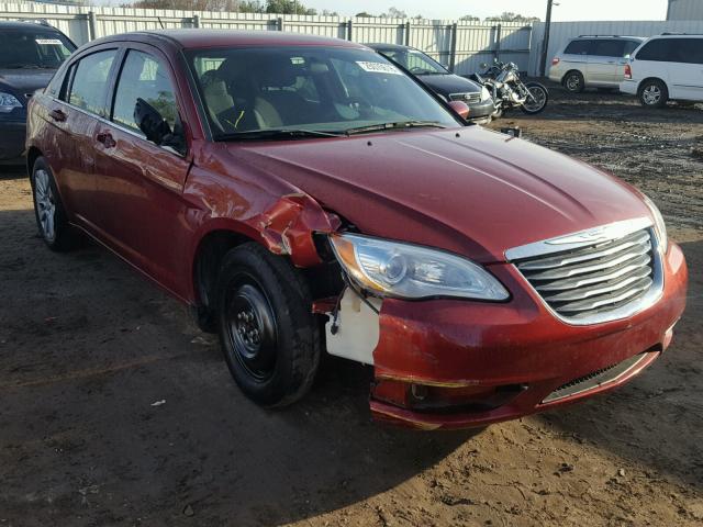 1C3CCBAB5EN237047 - 2014 CHRYSLER 200 LX RED photo 1