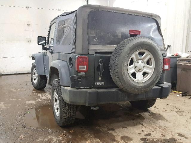 1J4AA2D13BL501962 - 2011 JEEP WRANGLER S GREEN photo 3