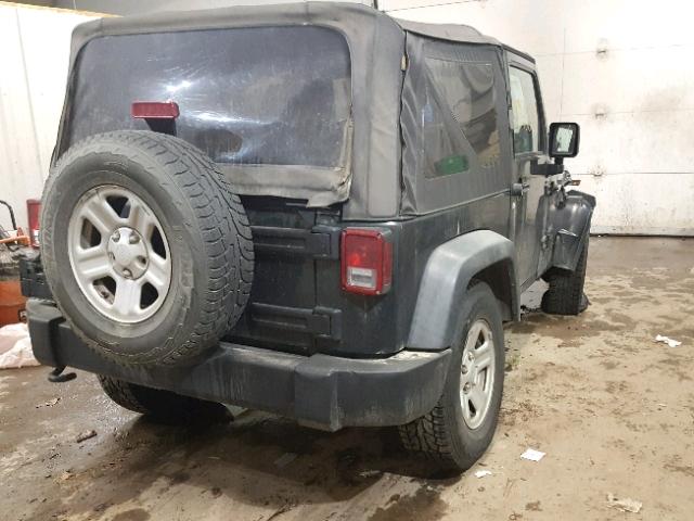 1J4AA2D13BL501962 - 2011 JEEP WRANGLER S GREEN photo 4