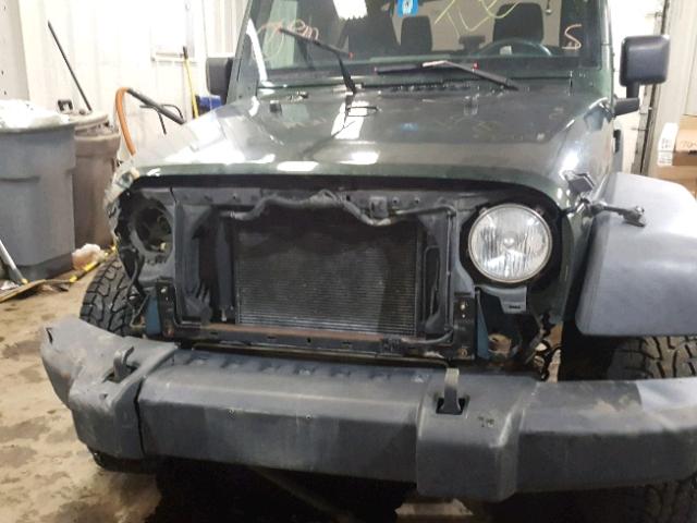 1J4AA2D13BL501962 - 2011 JEEP WRANGLER S GREEN photo 9
