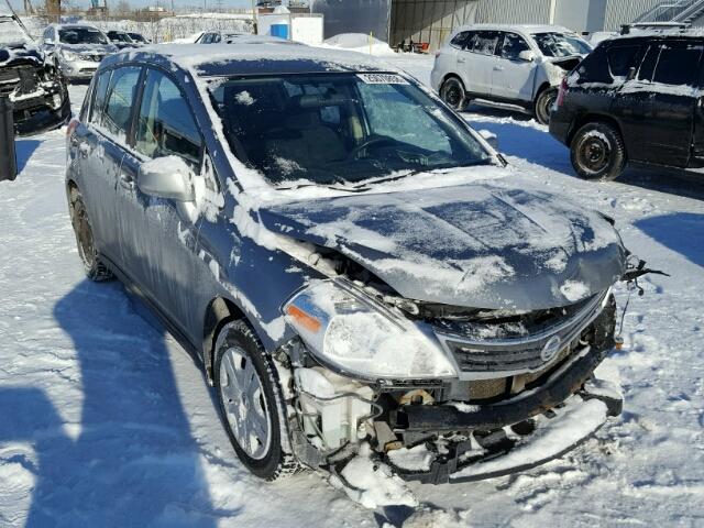 3N1BC1CP9BL465898 - 2011 NISSAN VERSA S GRAY photo 1