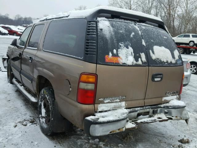 1GNFK16Z03R205888 - 2003 CHEVROLET SUBURBAN K BROWN photo 3