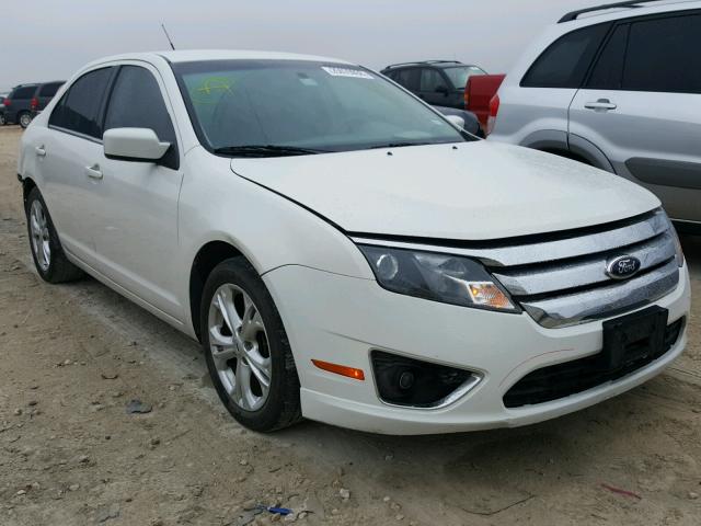 3FAHP0HA1CR414197 - 2012 FORD FUSION SE WHITE photo 1