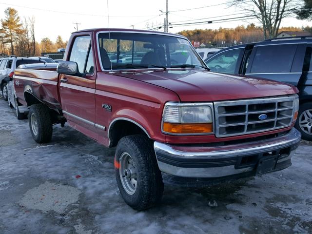 1FTEF14Y1TLB98360 - 1996 FORD F150 RED photo 1
