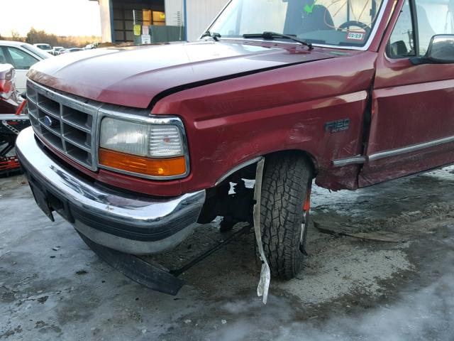 1FTEF14Y1TLB98360 - 1996 FORD F150 RED photo 6