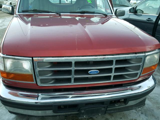 1FTEF14Y1TLB98360 - 1996 FORD F150 RED photo 7