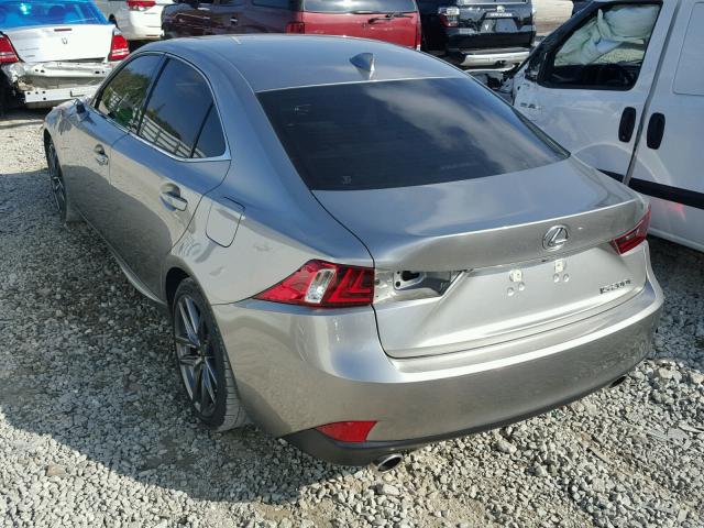 JTHBA1D2XG5022445 - 2016 LEXUS IS 200T SILVER photo 3