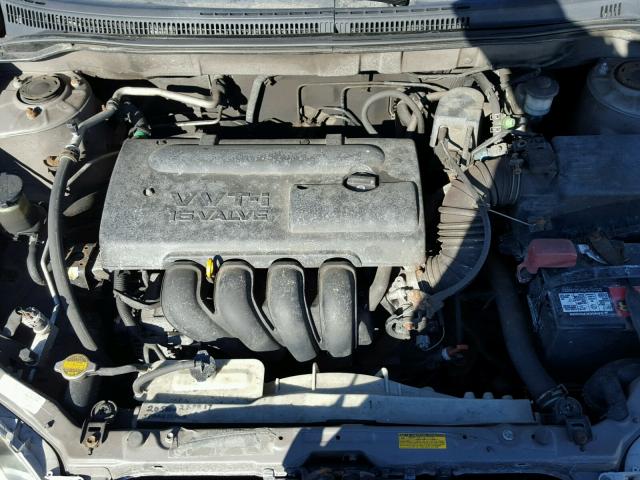 2T1BR32E04C297629 - 2004 TOYOTA COROLLA CE GRAY photo 7