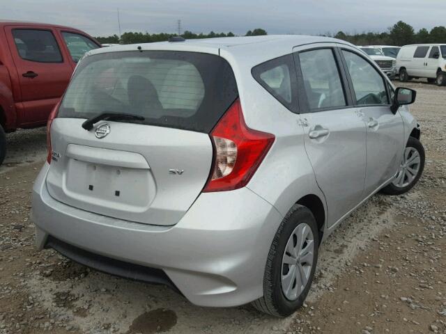 3N1CE2CP0HL365315 - 2017 NISSAN VERSA NOTE SILVER photo 4