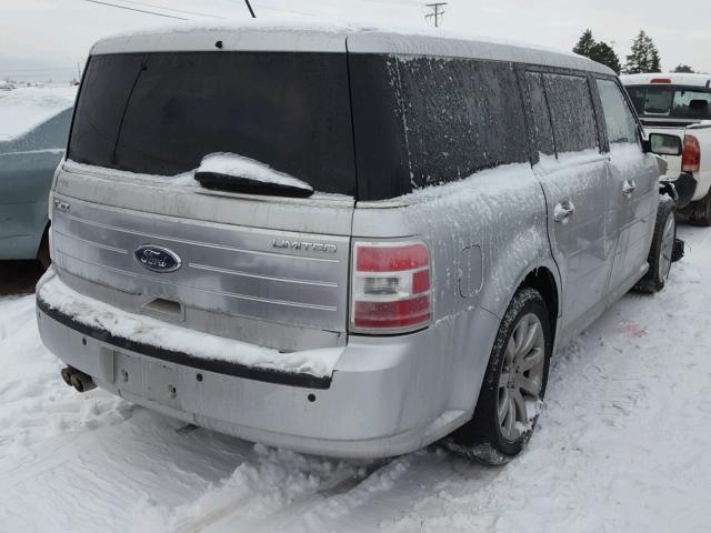 2FMDK53C39BA13556 - 2009 FORD FLEX LIMIT SILVER photo 4