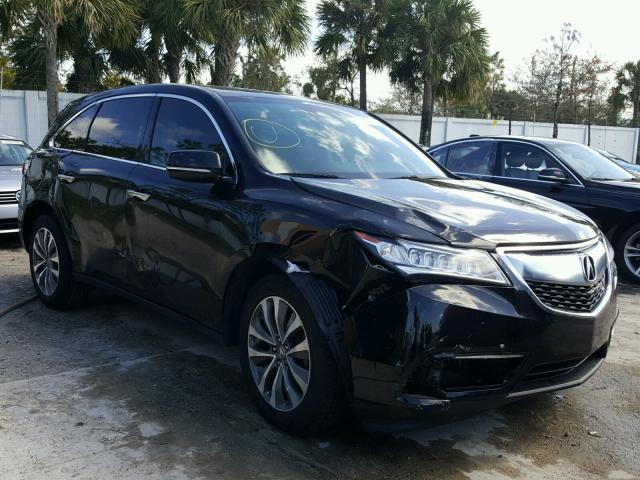 5FRYD3H46GB010719 - 2016 ACURA MDX TECHNO BLACK photo 1