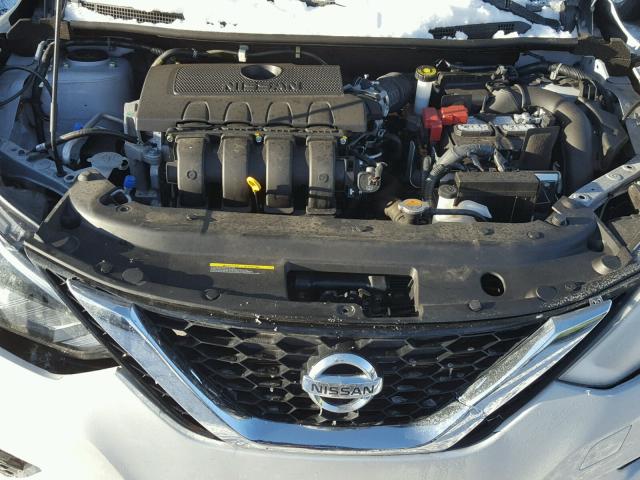 3N1AB7AP2HL640022 - 2017 NISSAN SENTRA S GRAY photo 7