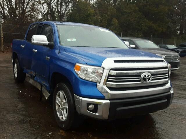 5TFEW5F1XGX206316 - 2016 TOYOTA TUNDRA CRE BLUE photo 1