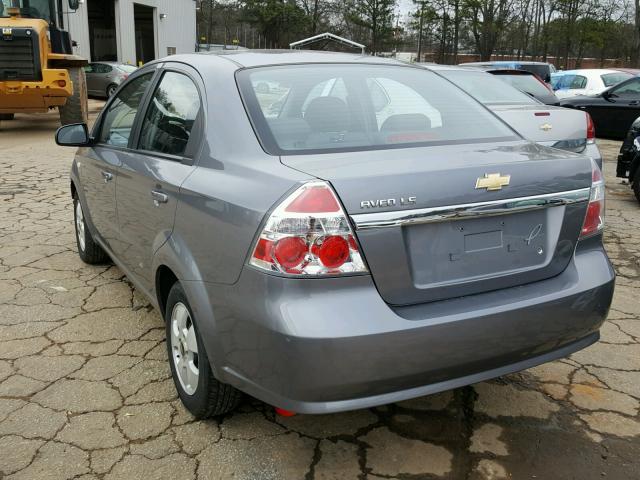 KL1TD56617B177611 - 2007 CHEVROLET AVEO BASE Boz foto 3