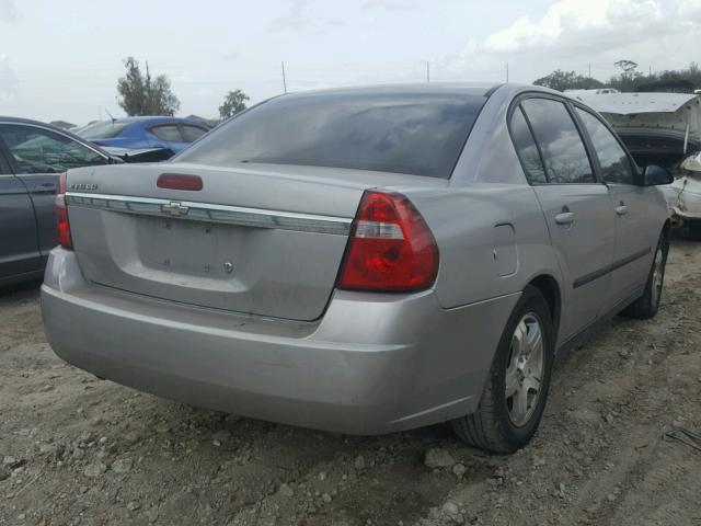 1G1ZS52F55F283217 - 2005 CHEVROLET MALIBU SILVER photo 4