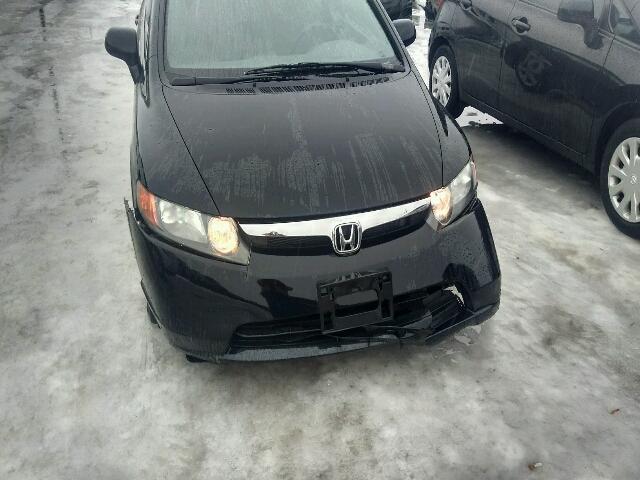 2HGFA16548H105441 - 2008 HONDA CIVIC LX BLACK photo 9