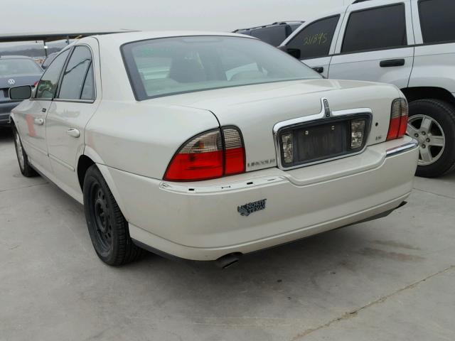 1LNHM86S24Y608331 - 2004 LINCOLN LS CREAM photo 3