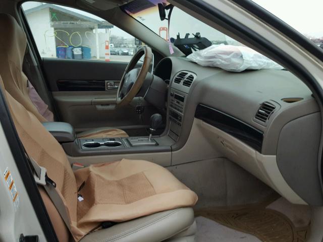 1LNHM86S24Y608331 - 2004 LINCOLN LS Krem foto 5