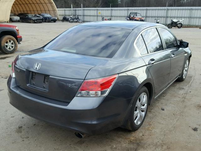 1HGCP2F74AA038837 - 2010 HONDA ACCORD EX GRAY photo 4