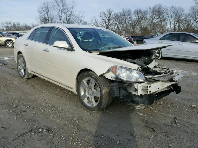 1G1ZC5E01CF262981 - 2012 CHEVROLET MALIBU 1LT WHITE photo 1