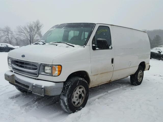 1FTNE24201HA26521 - 2001 FORD ECONOLINE WHITE photo 2