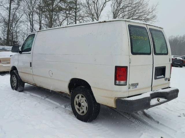 1FTNE24201HA26521 - 2001 FORD ECONOLINE WHITE photo 3