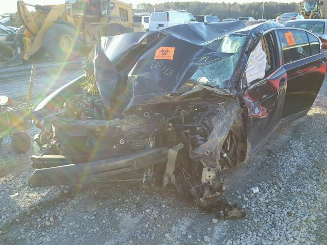 1HGCP26339A125248 - 2009 HONDA ACCORD LX BLACK photo 2