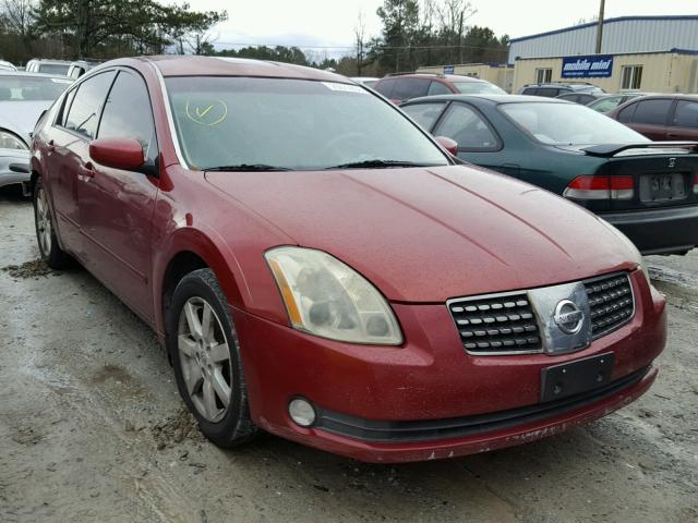 1N4BA41E84C863212 - 2004 NISSAN MAXIMA SE RED photo 1