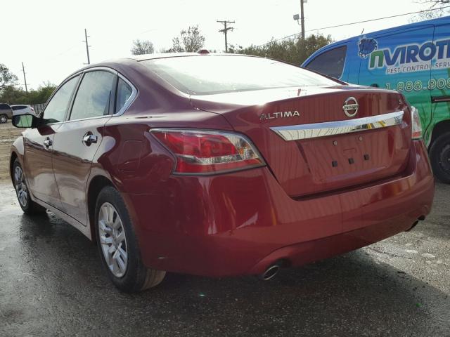 1N4AL3AP9FC260404 - 2015 NISSAN ALTIMA 2.5 BURGUNDY photo 3