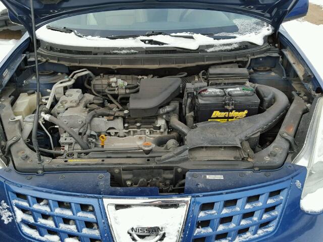 JN8AS58V18W123587 - 2008 NISSAN ROGUE S BLUE photo 7