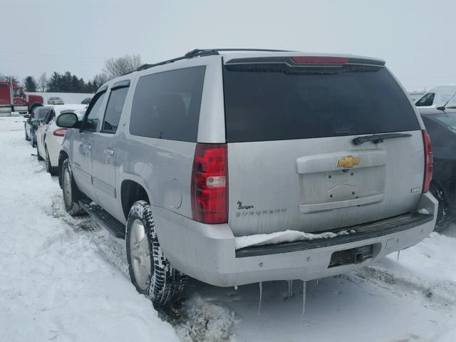 1GNSKJE34BR295606 - 2011 CHEVROLET SUBURBAN K SILVER photo 3